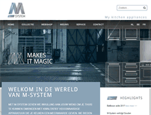 Tablet Screenshot of msystem.nl